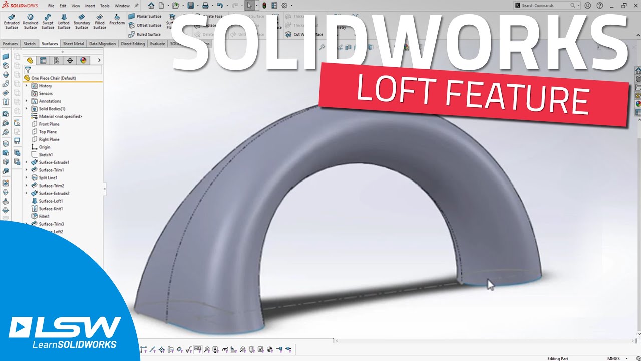SOLIDWORKS Boss/Base Loft Feature