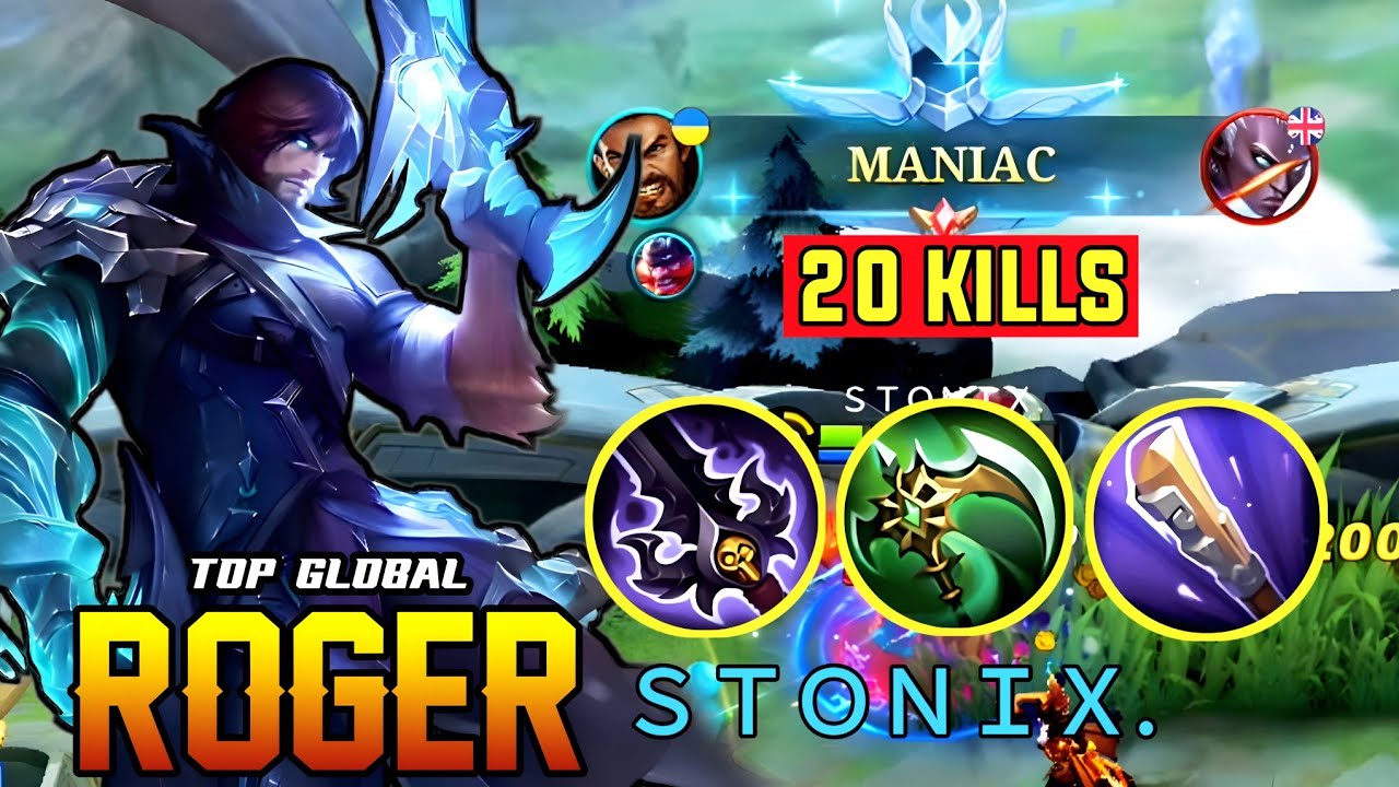 Roger New Meta Trinity Build! Roger best build 2023 by Top global Roger Stonix - Mlbb.