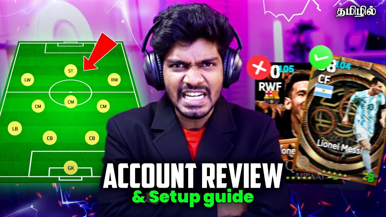 ACCOUNT review EP#01 Formation and edit guide | eFootball 2026 Gameplay Tamil
