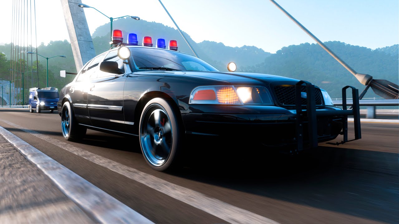 WILD Police Ford Crown Victoria Chase in Forza Horizon 5