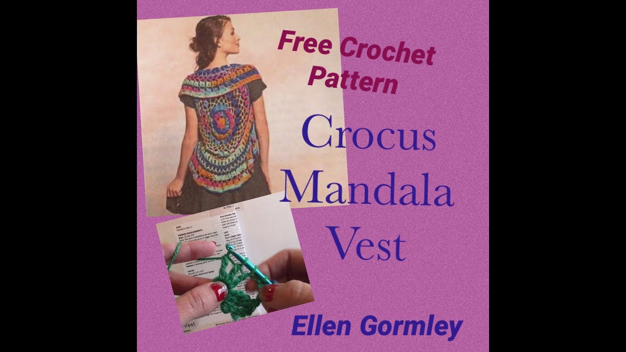 Free Crochet Pattern of the Week: Crocus Mandala Vest