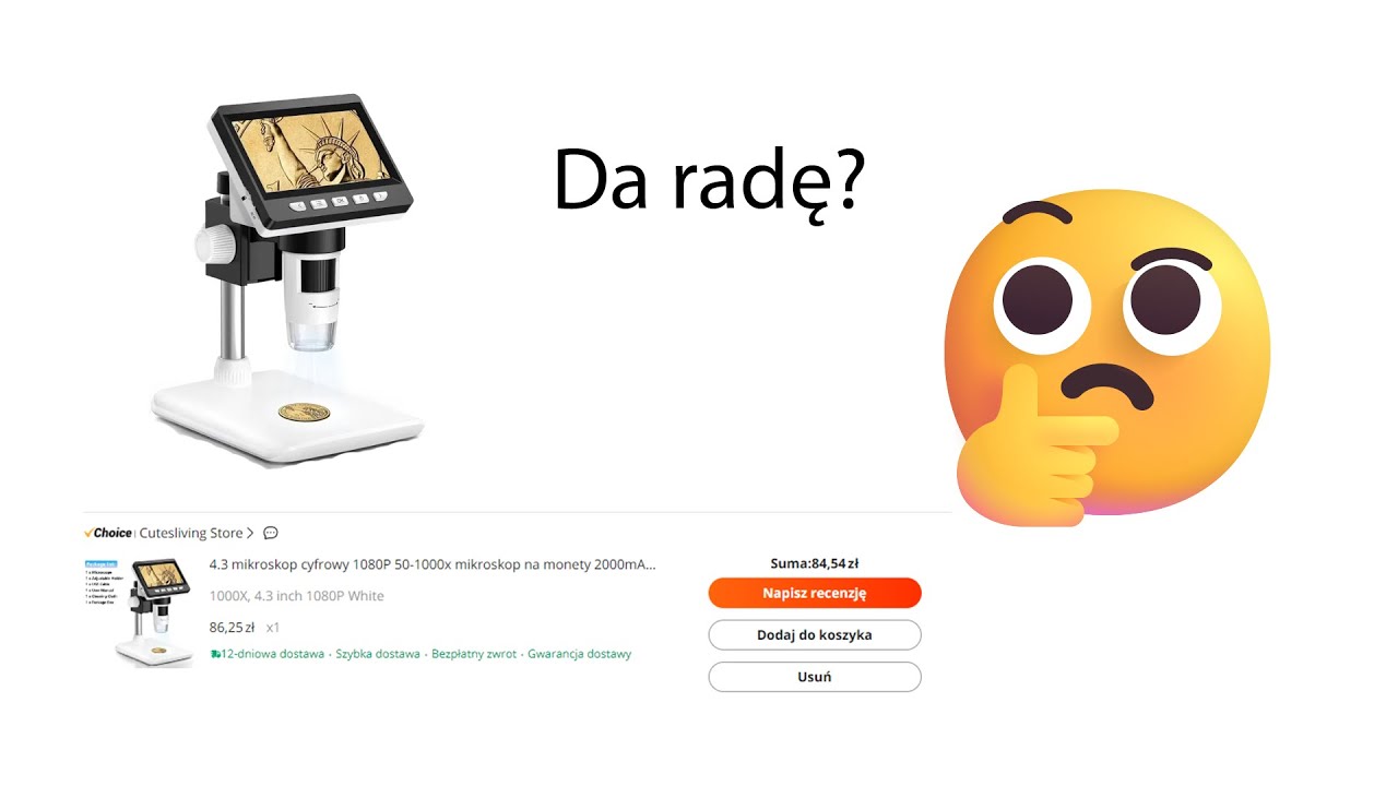 Chińczyk Time Odc. 1 | Tani mikroskop dla elektronika z chińczyka. Czy da radę 🤔