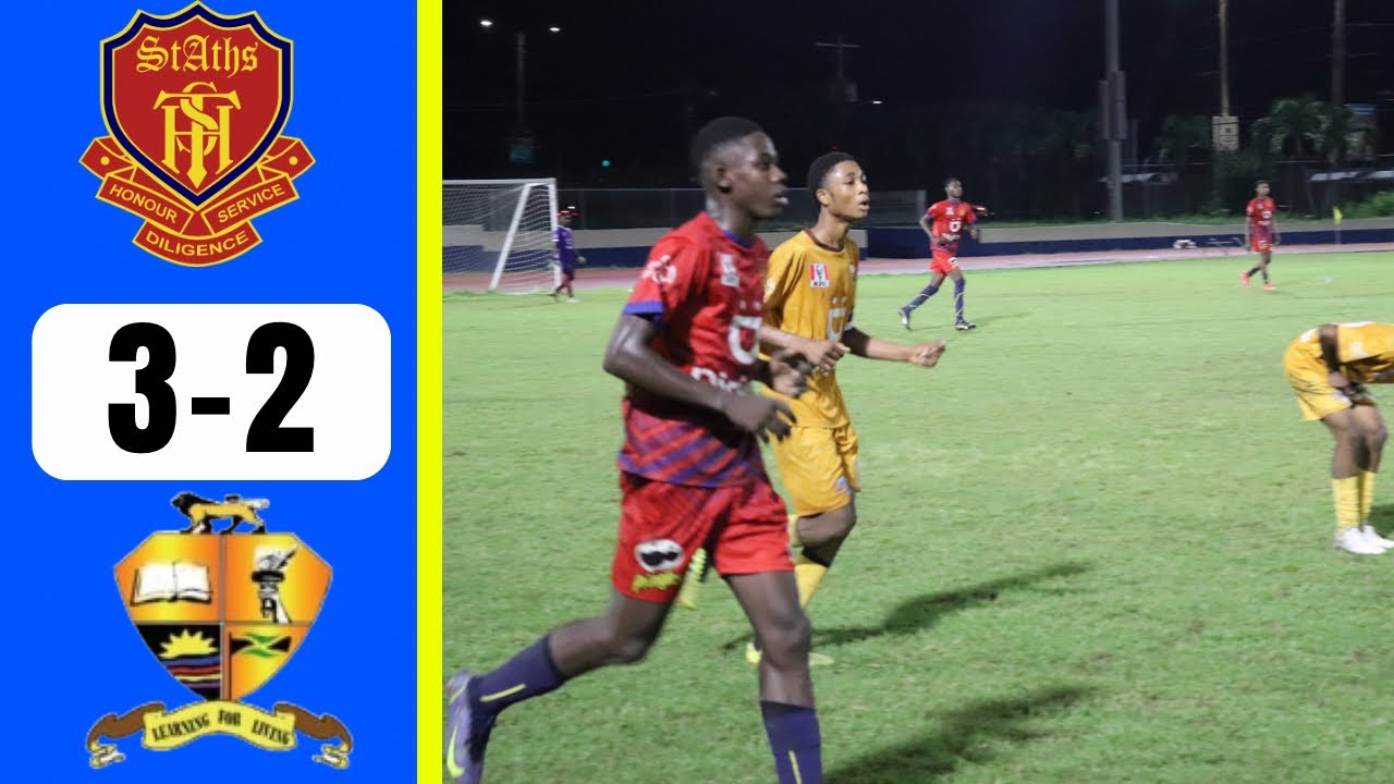 STATHS 3-2 Haile Selassie Match Highlights | Manning Cup Quarter finals Group Stage | 05/11/22