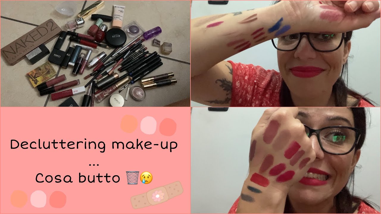 Asmr Whispering • 💄Decluttering make-up ~ Cosa butto 🗑😢• Asmr ita