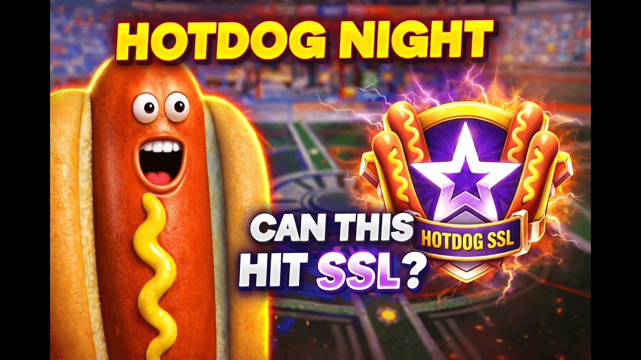🌭 HOTDOG NIGHT 🌭 | ROCKET LEAGUE RANKED CHAOS 🌭