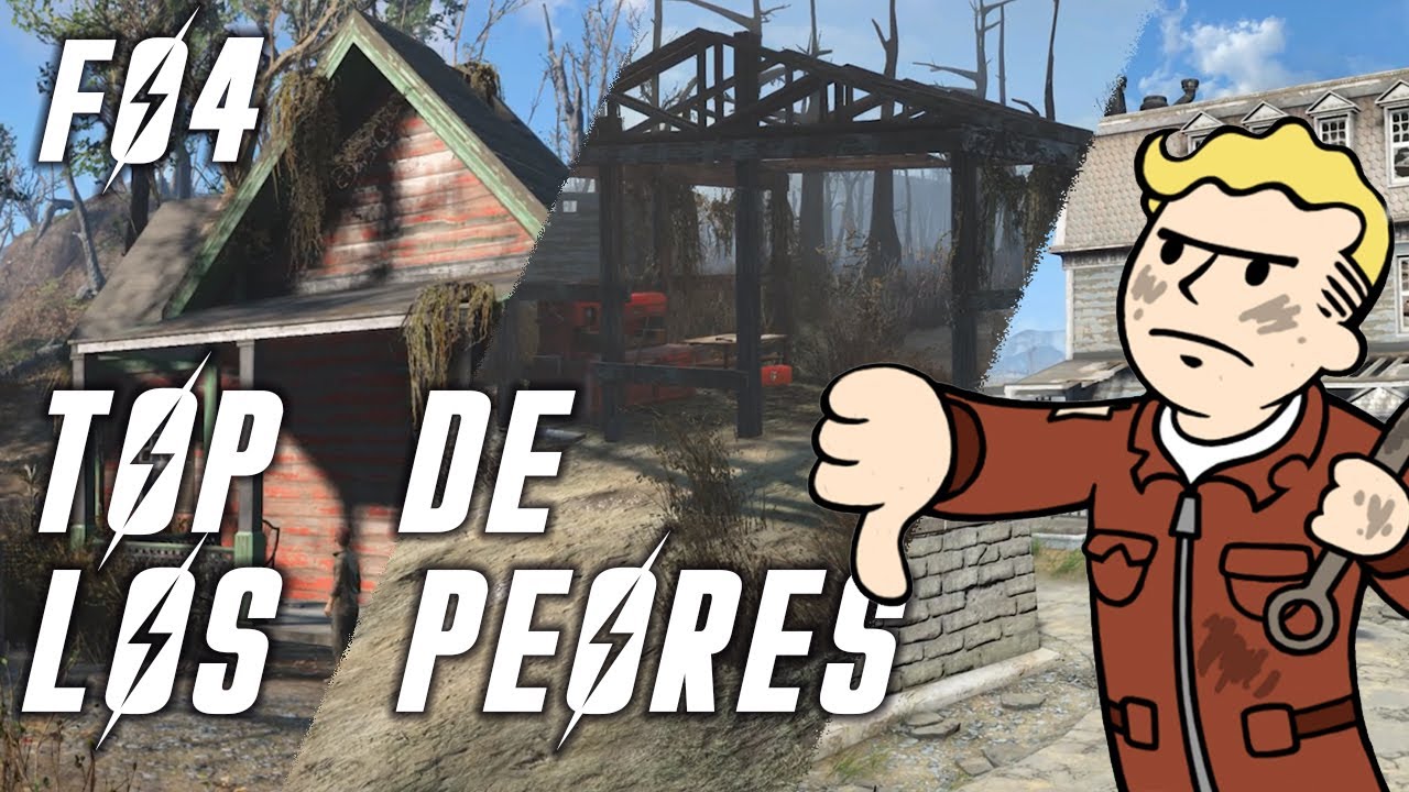 TOP 6 PEORES ASENTAMIENTOS  #fallout4  / Lince Wanderer FALLOUT 4