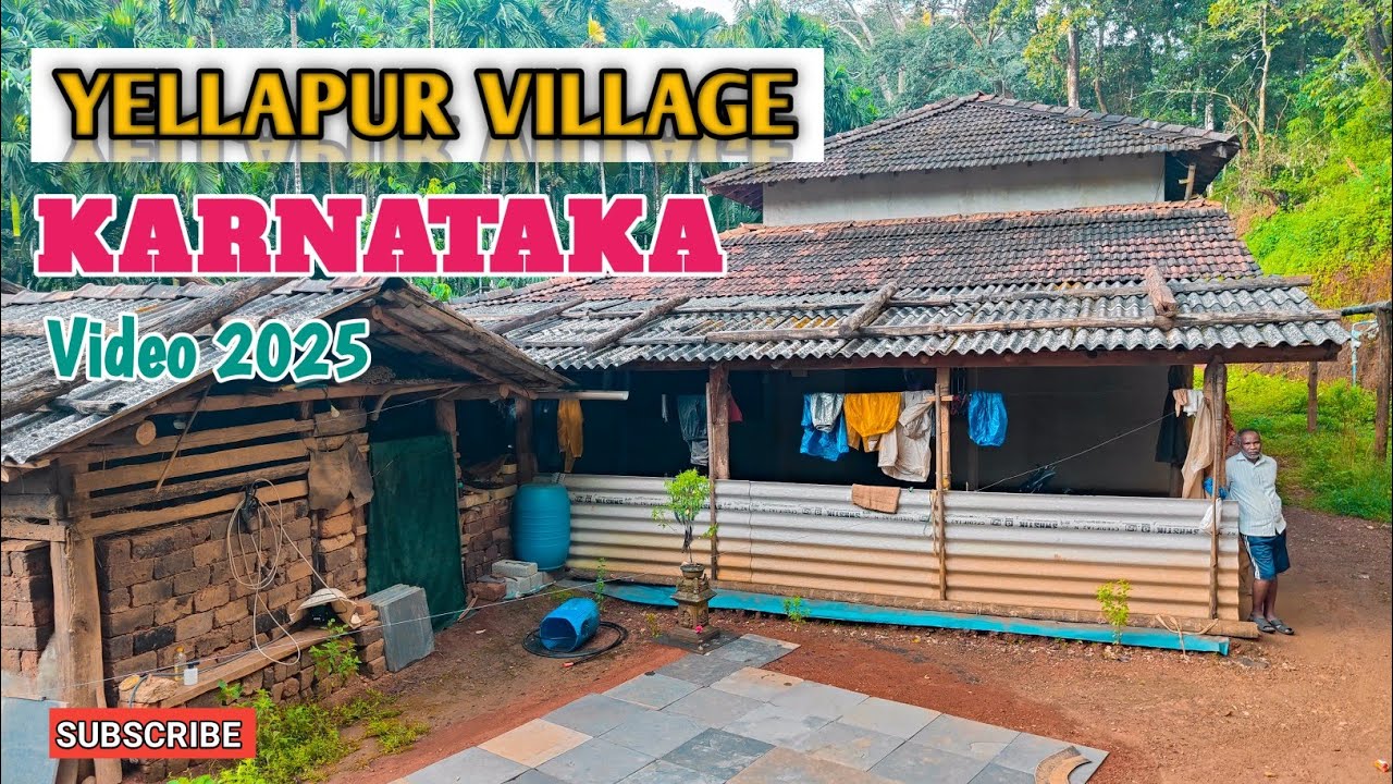 Karnataka 🏔️ Yellapur | small village video 2025