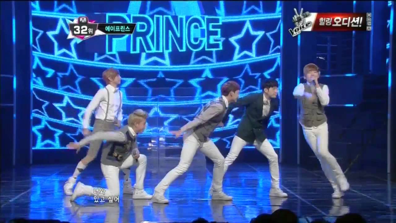 엠카운트다운 - 에이프린스_헬로 (HELLO by A-Prince@Mcountdown 2013.1.10)