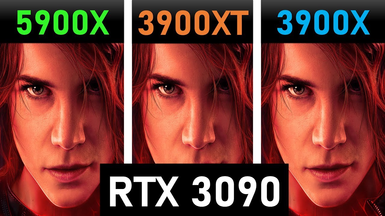 AMD RYZEN 5900X Vs 3900XT Vs 3900X Benchmark with RTX 3090 Assassins Creed Valhalla Ultra Setting
