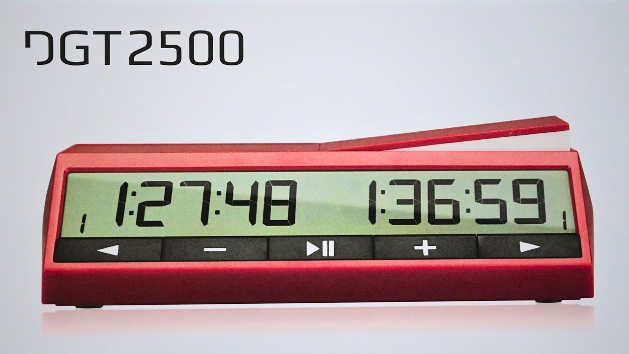 DGT 2500 - The Official Chess Clock of International Chess Federation - Vs DGT Pi
