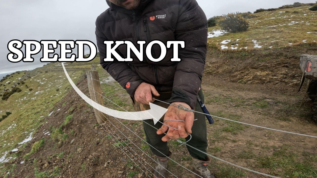 Fencing Finally Finished & SNOWS HERE