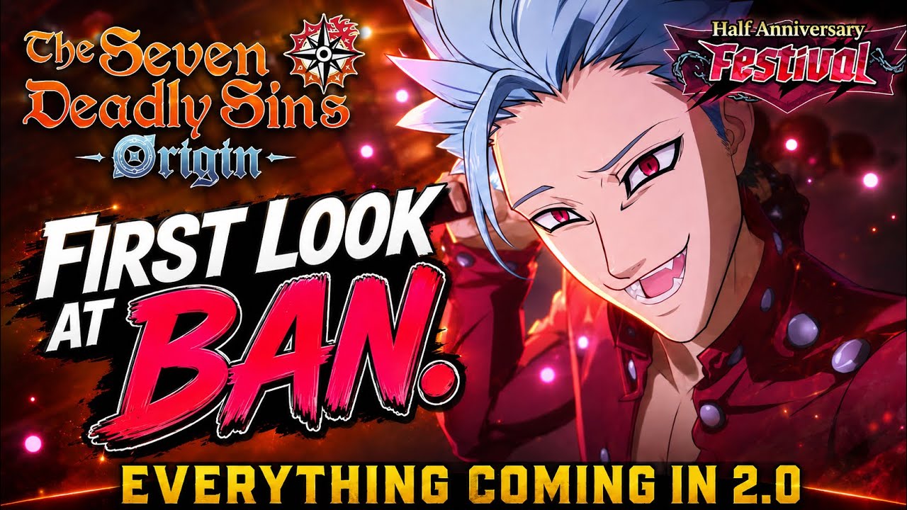 Весь новый контент в обновлении 2.0 + Бан в Seven Deadly Sins Origin. Обзор стрима