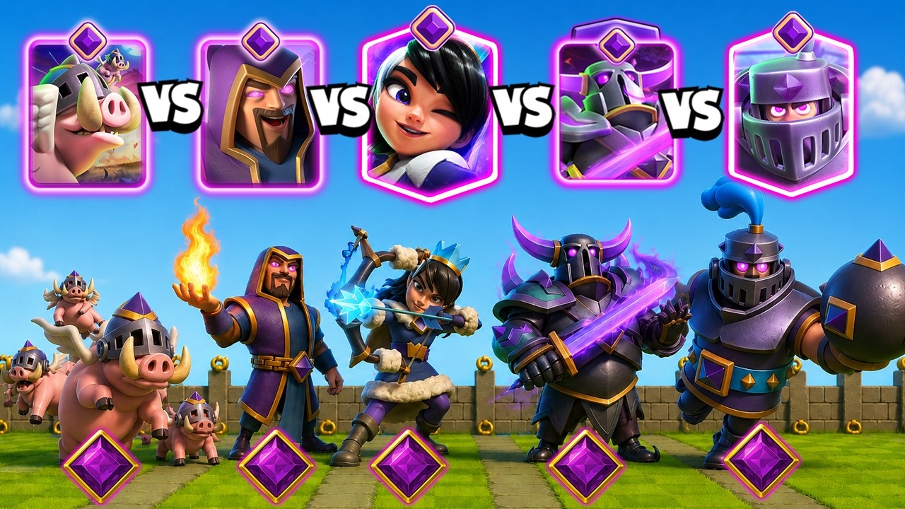 CUAL ES LA MEJOR CARTA EVOLUCIONADA? | OLIMPIADAS de EVOLUCIONES | PRINCESA EVO | CLASH ROYALE