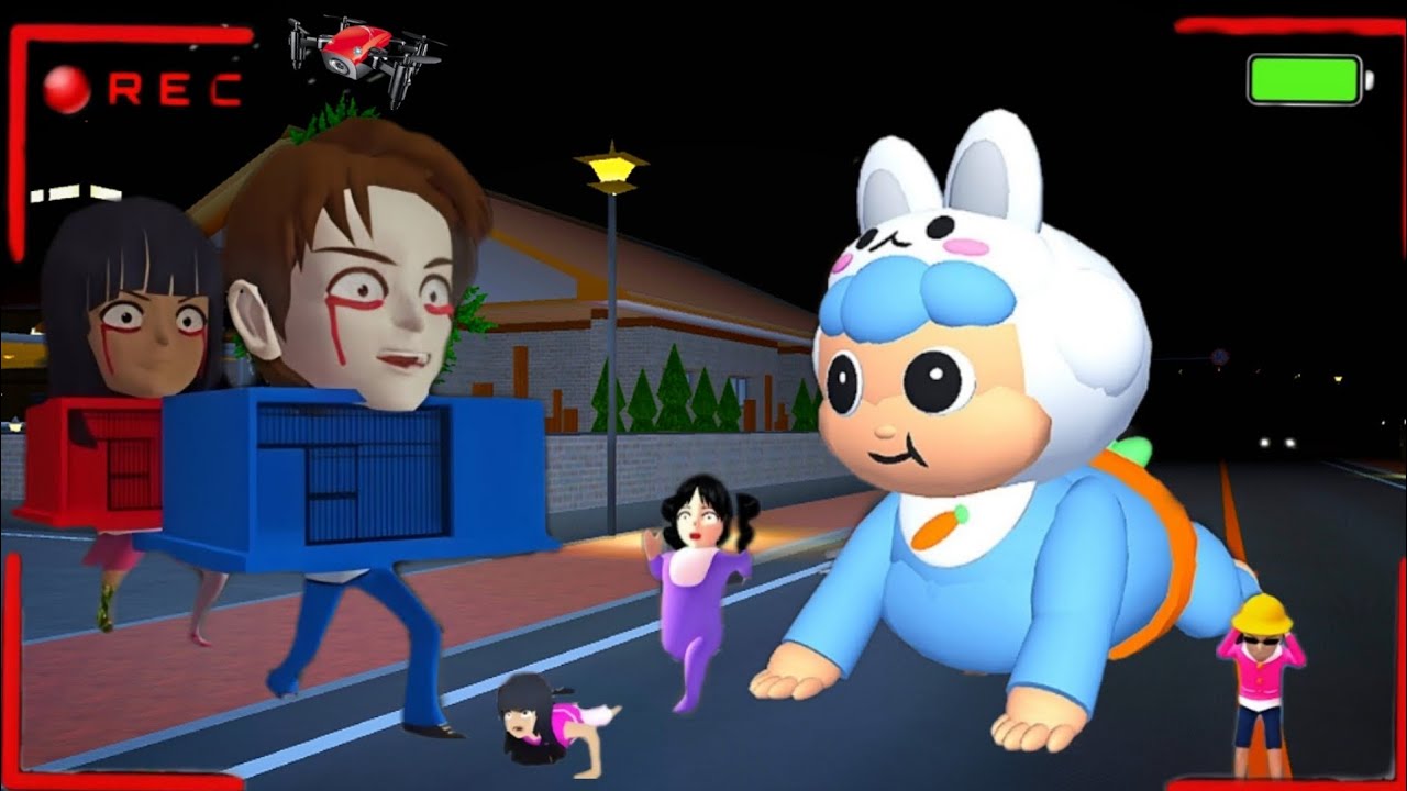 Yuta Mio P@nicked After CCTV Recorded a Mainan Raksasa PAPA MAMA 😨| SAKURA School Simulator 😱