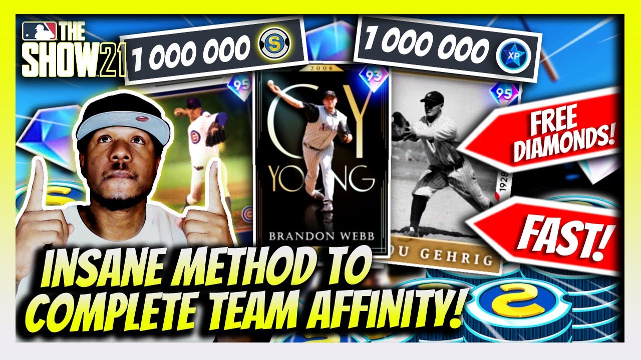 COMPLETE TEAM AFFINITY Insanely FAST! MLB The Show21 Glitches(Insane Method)