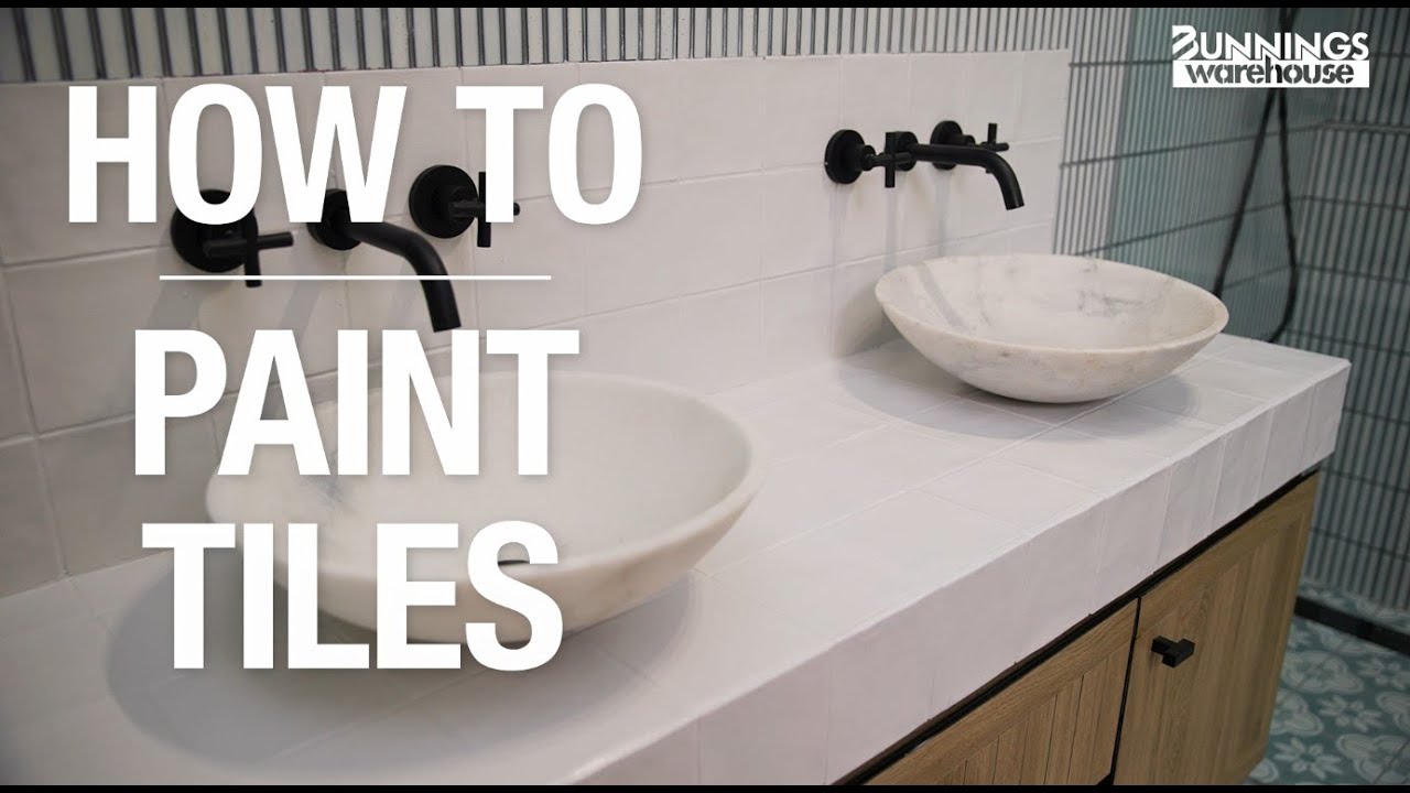 How To Paint Tiles - Bunnings Warehouse