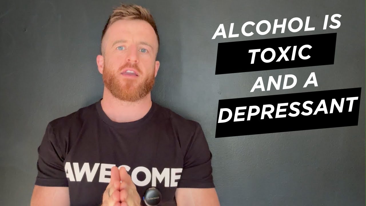 Alcohol is toxic & a depressant, yet it's the #1 drug out there