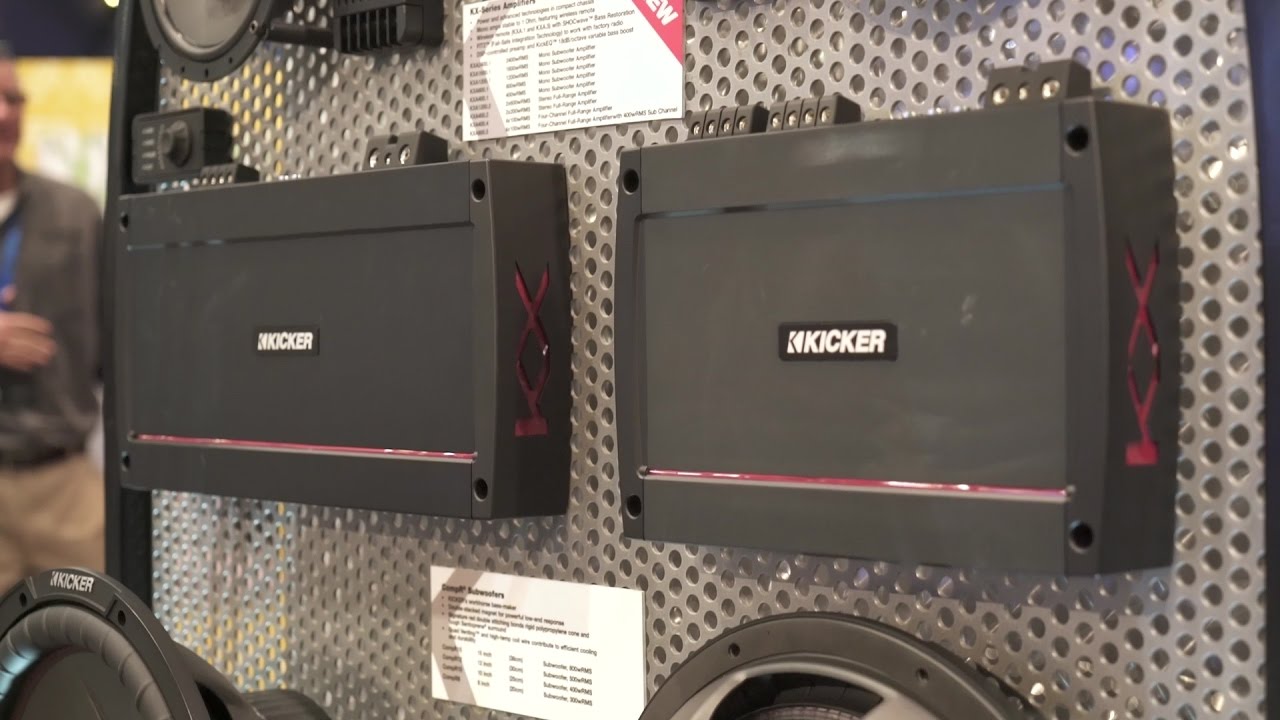 Автомобильные усилители Kicker 2017 KX | CES 2017 | Видео Crutchfield