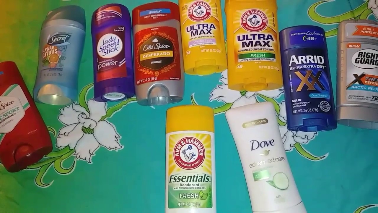 Deodorant Review (multiple brands) 😀