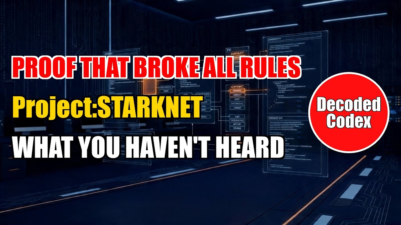 Расшифрованный кодекс &middot; Проект (30): Глубокий анализ Starknet: самый радикальный подход | О чём в...