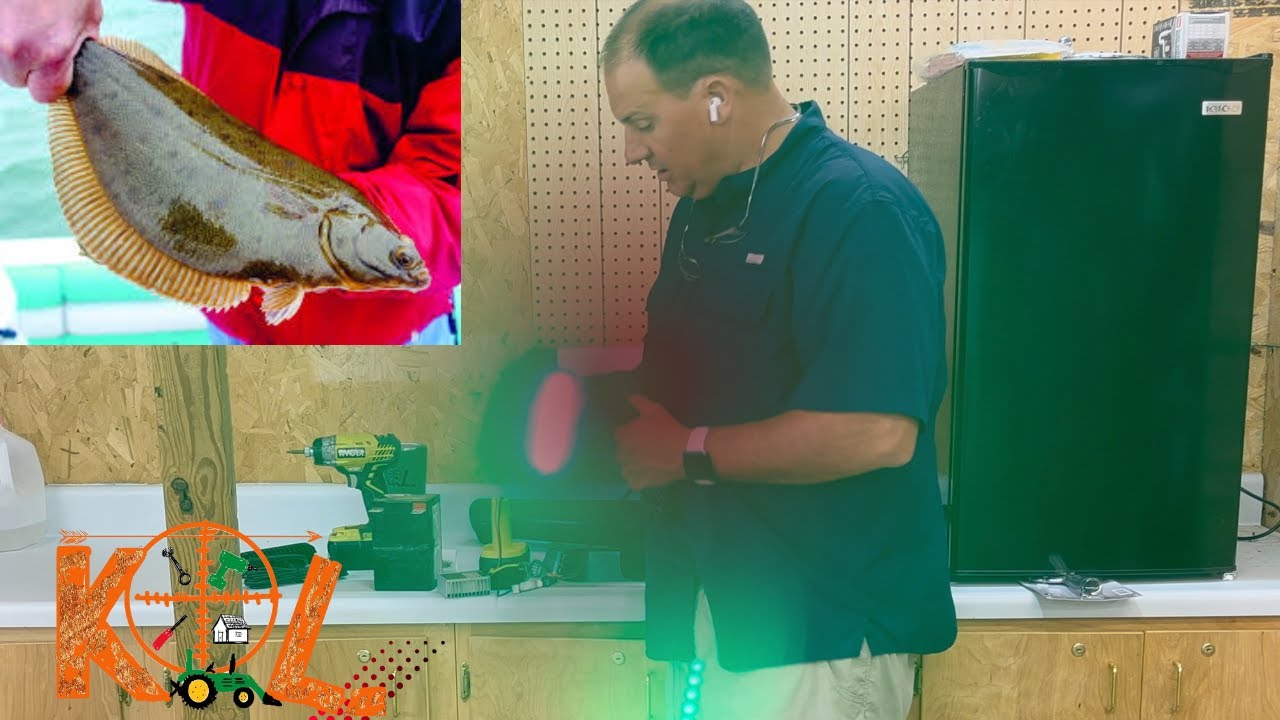 Ryobi 18V Battery Homemade Flounder Light Build - KOL 250 #DIY #flounder