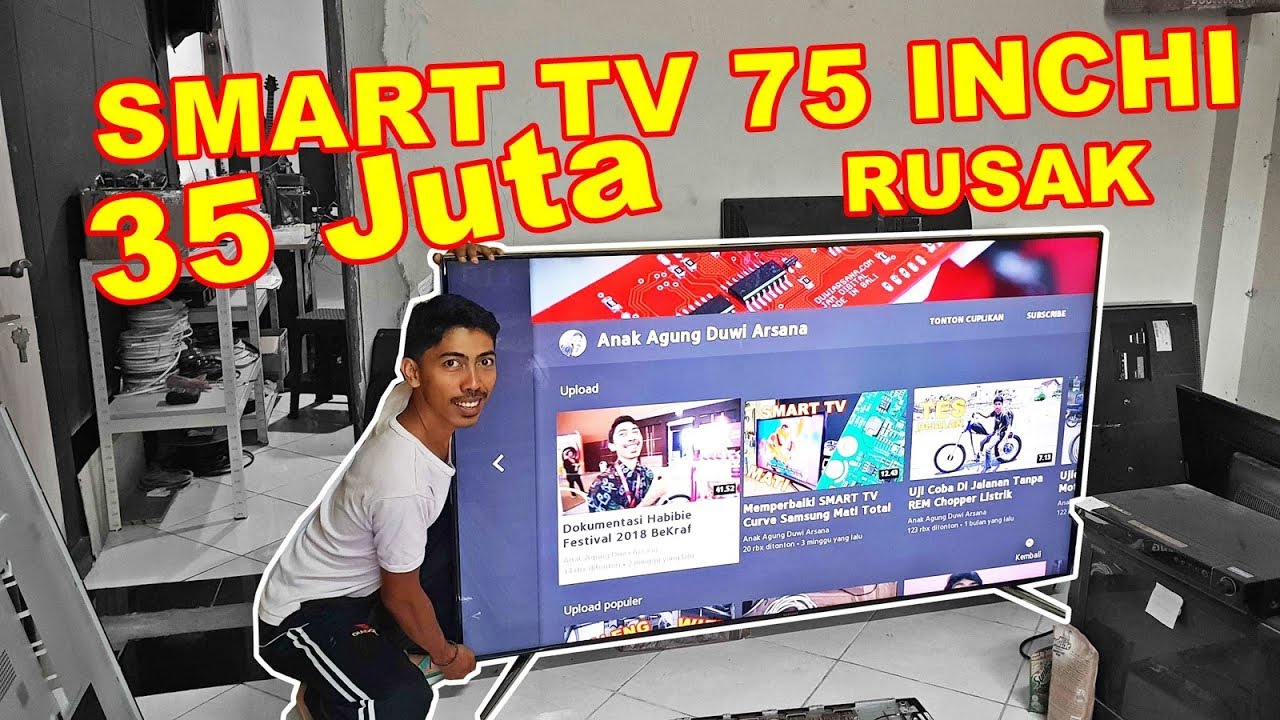 SMART TV 75 INCHI SAMSUNG Suara Hilang VLOG175