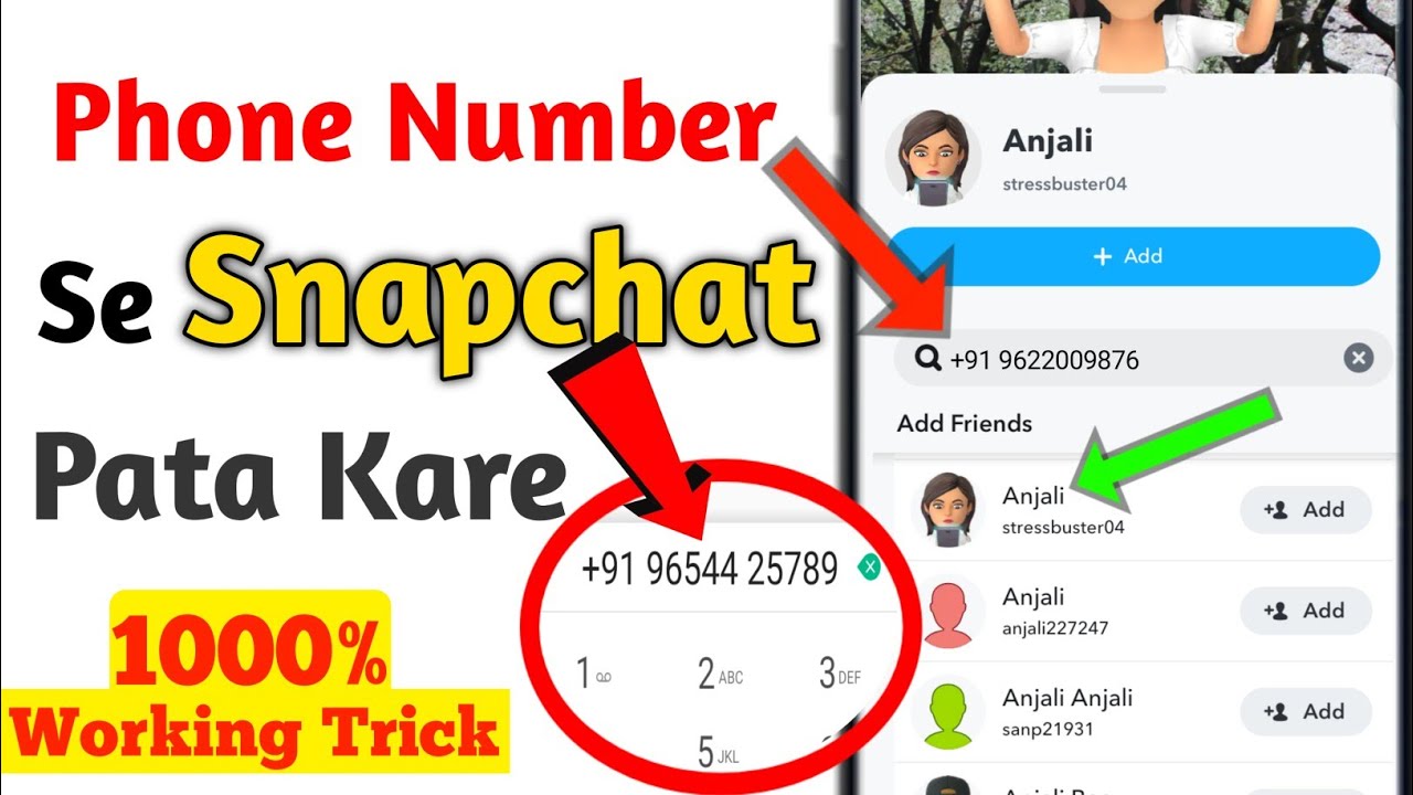 Phone Number Se Snapchat id Kaise Pata Kare