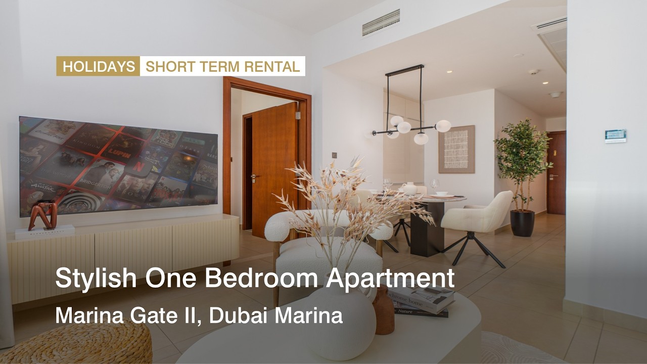Stylish one bedroom apartment in Marina Gate II, Dubai Marina | haus & haus holidays