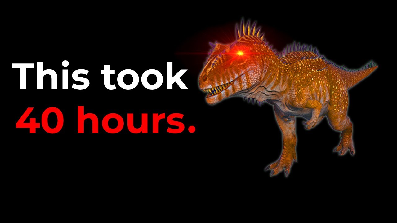 I Beat ARK but EVERY Dino is A CARCHAR....