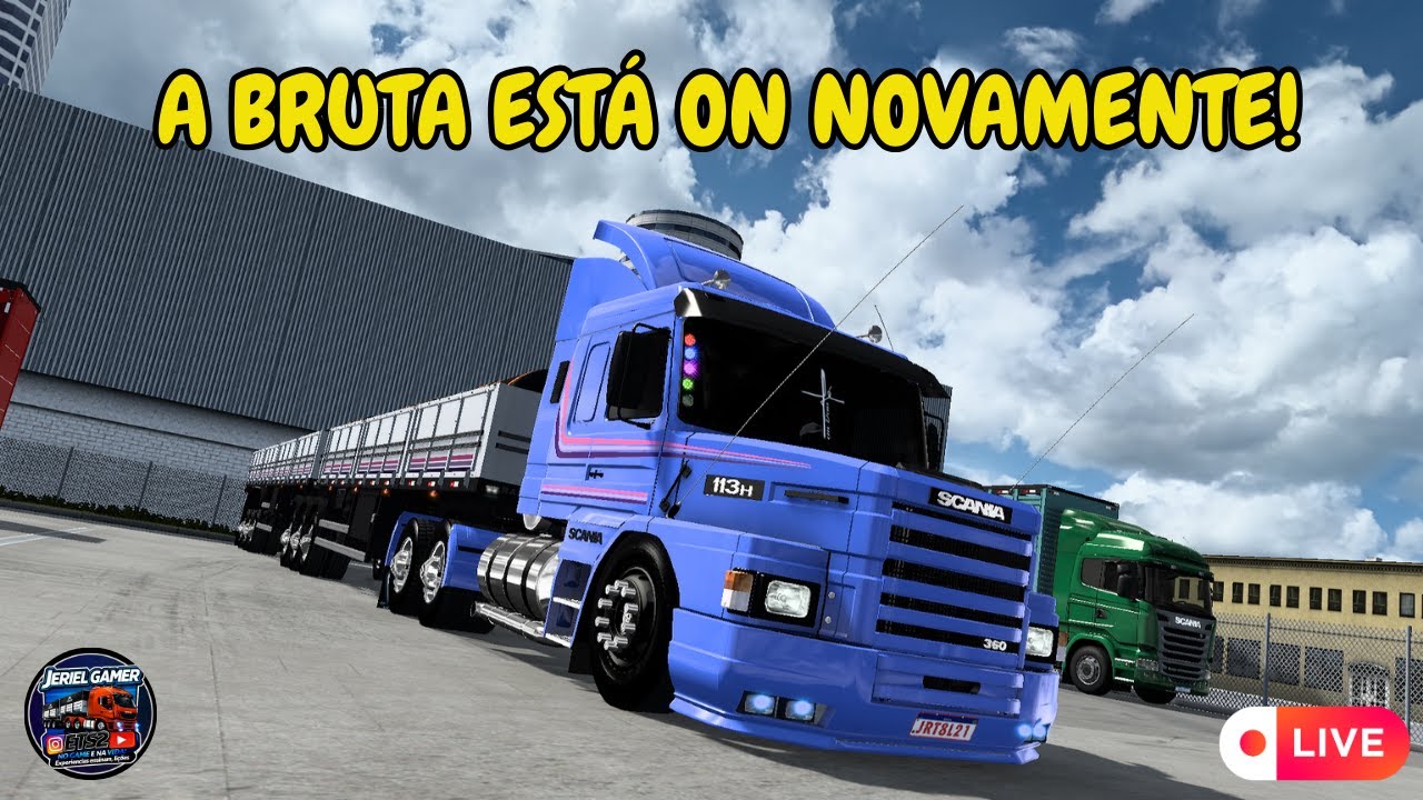 ETS2 1.57 - A BRUTA ESTÁ ON NOVAMENTE SCANIA 113H É PRESSÃO - #est2 #shortlive #gameplay #aovivo