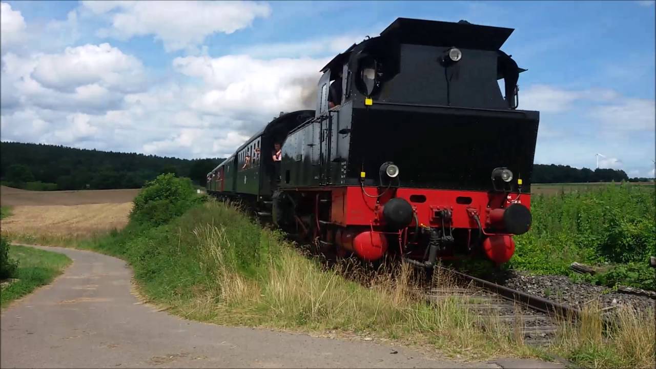 Die Museumseisenbahn Losheim 2016 - mit Lok 34 zwischen Merzig und Losheim