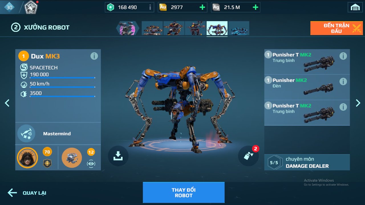 [War Robots] Dux mặc định nỗi khiếp sợ hoả lực vô hạn