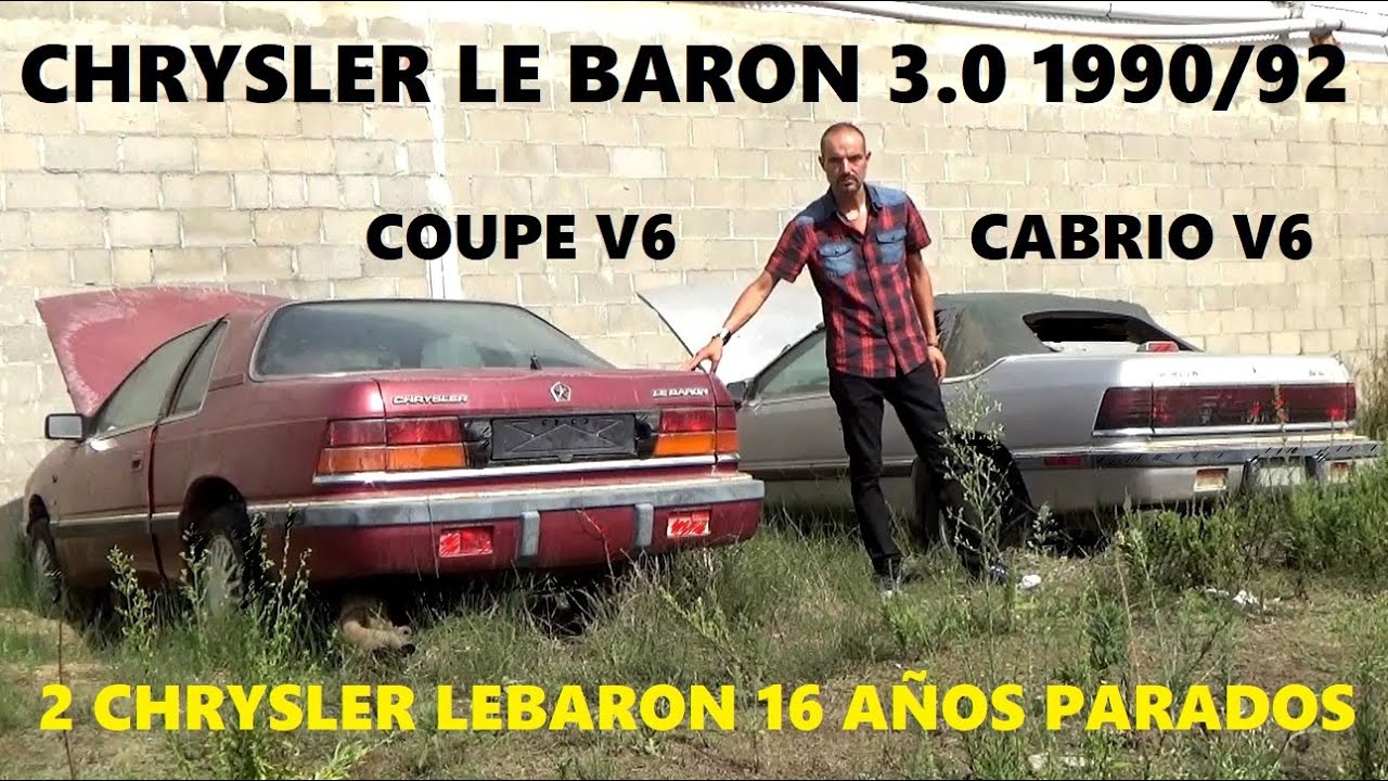 Chrysler LeBaron 3.0 V6 Coupe vs Cabriolet. Review. 1990-1992. Chrysler Phantom en Mexico.