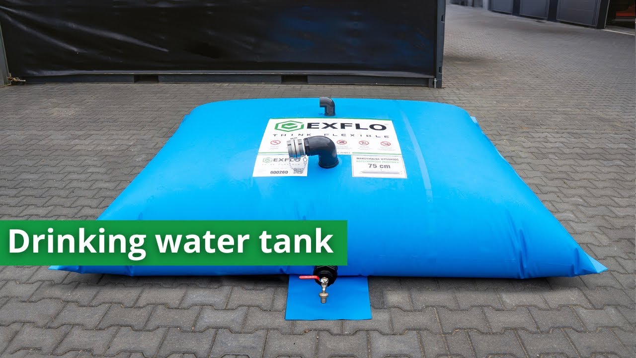Flexible tanks for storing drinking water with WRAS certification