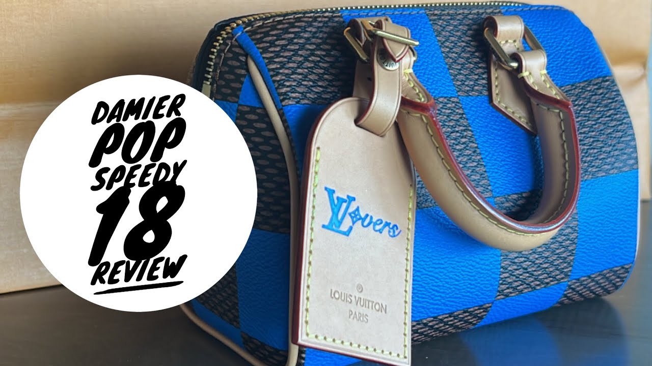 Pharrell Williams x Louis Vuitton: Speedy 18 Damier Pop - The Review, What Fits, Modeling Shots