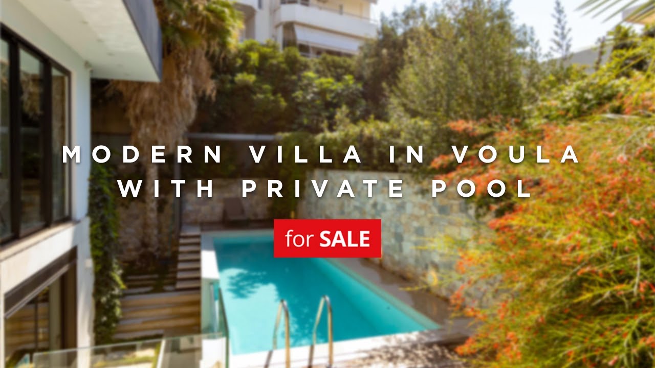 Modern Villa in Voula with Private Pool