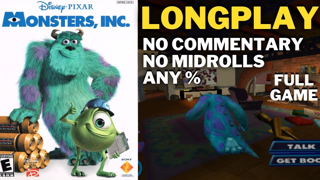 Monsters Inc Longplay - FULL GAME WALKTHROUGH | 2001 | PS2 | No commentary