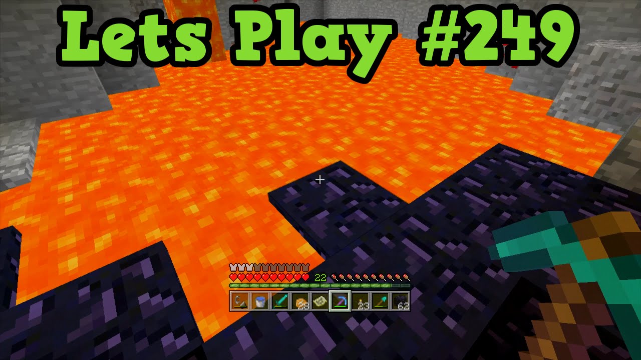 Minecraft Xbox 360 Lets Play #249 Fastest Way To Get Obsidian