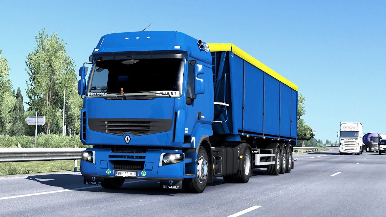 ETS2 1.35 ProMods 2.41 Renault Premium Golfech - Bordeaux