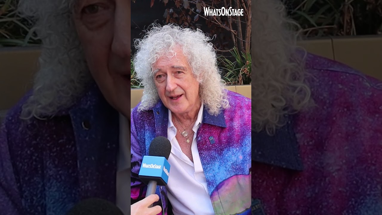 Bob Geldof and Brian May at Live Aid 40th anniversary gala performance of Just For One Day #Musical