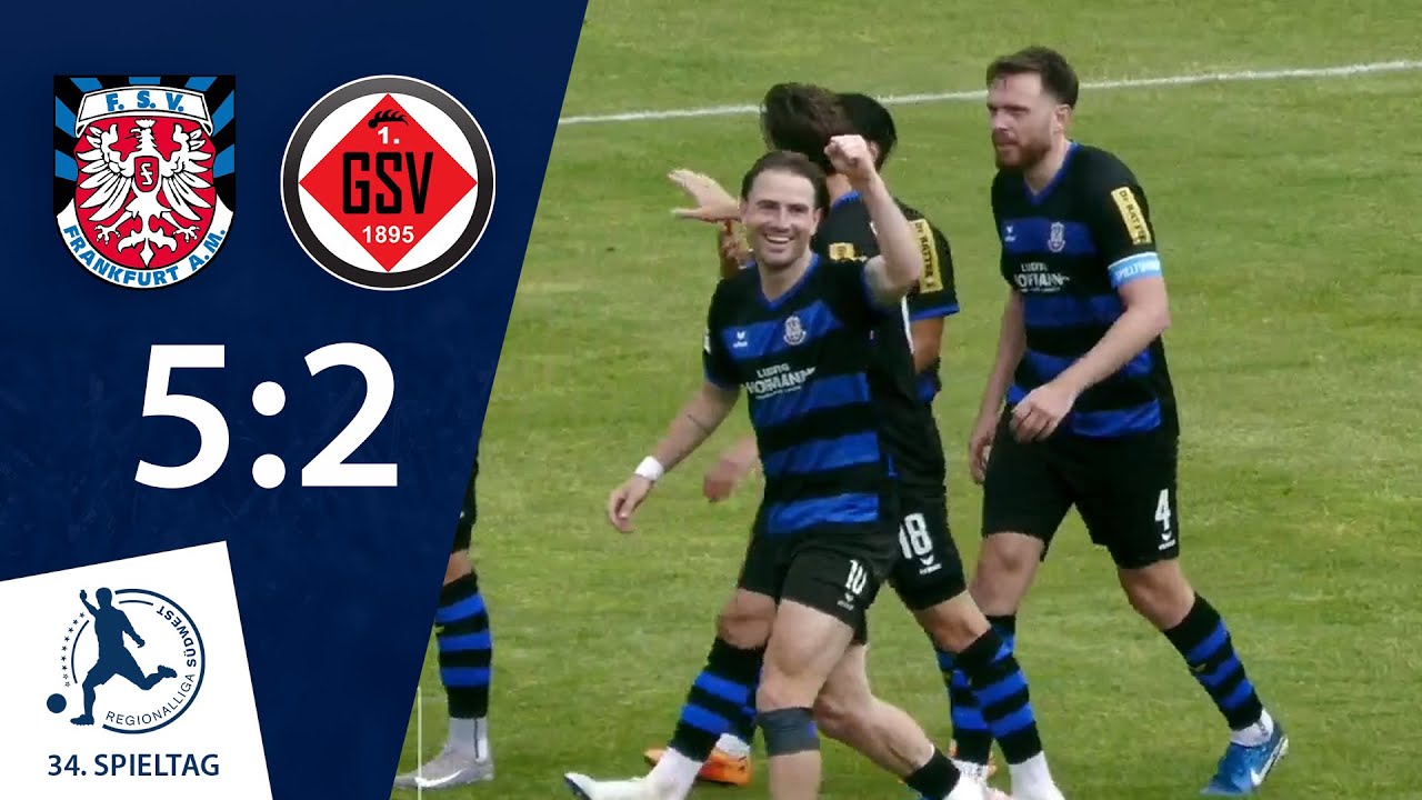 Dreierpack zum Torschützenkönig | FSV Frankfurt - 1. Göppinger Sportverein 1895 | 34. Spieltag RLSW