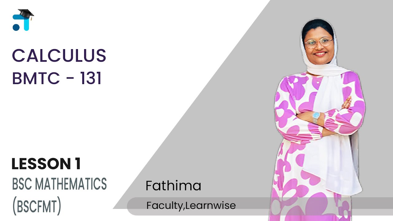 Lesson 1 (BLOCK I) I Calculus I BMTC 131 | Kerala's No.1 IGNOU Coaching Platform 