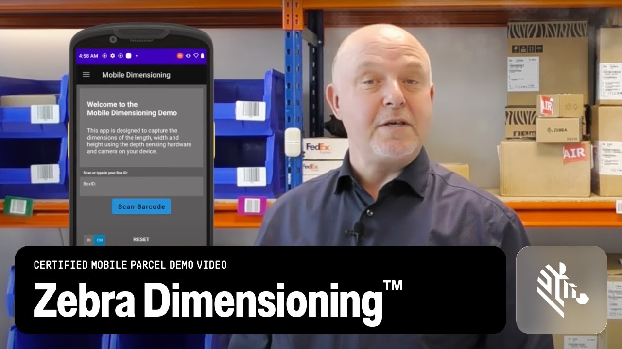 Zebra Dimensioning™ Certified Mobile Parcel Demo Video | Zebra