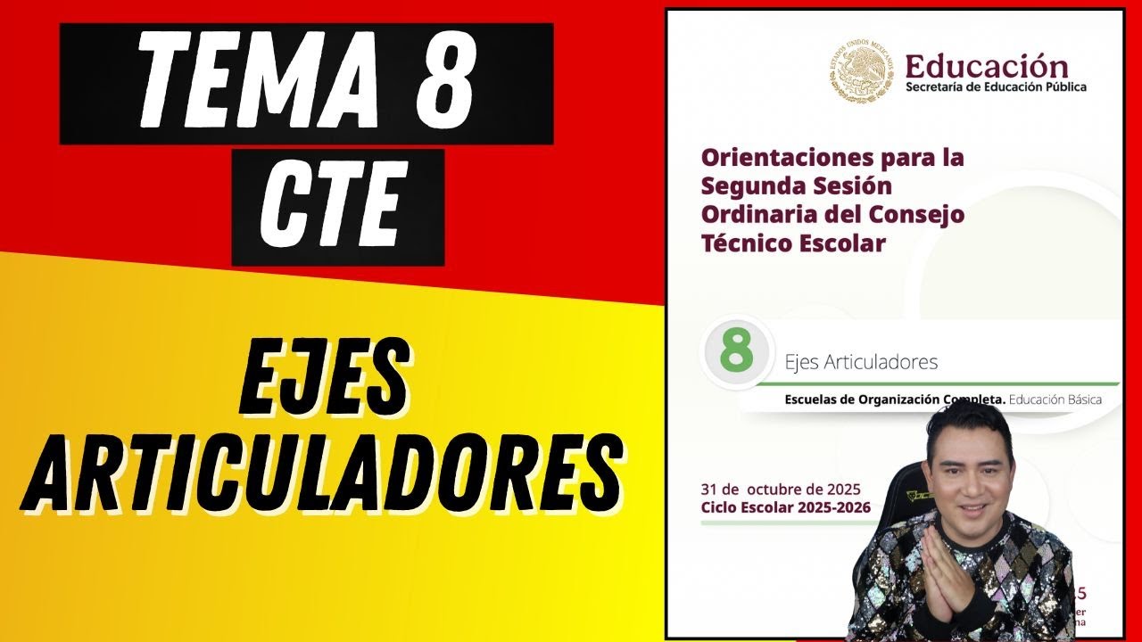 TEMA 8 DE CTE: LOS EJES ARTICULADORES