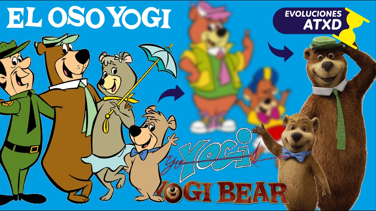Evolución del Oso Yogi (1958 - 2021) | ATXD ⏳