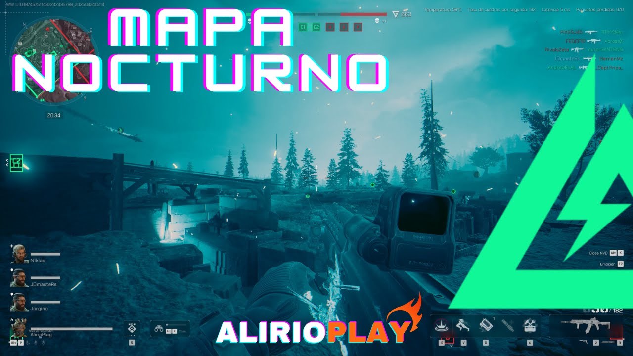Delta Force modo Conflicto Belico nuevo mapa nocturno S4