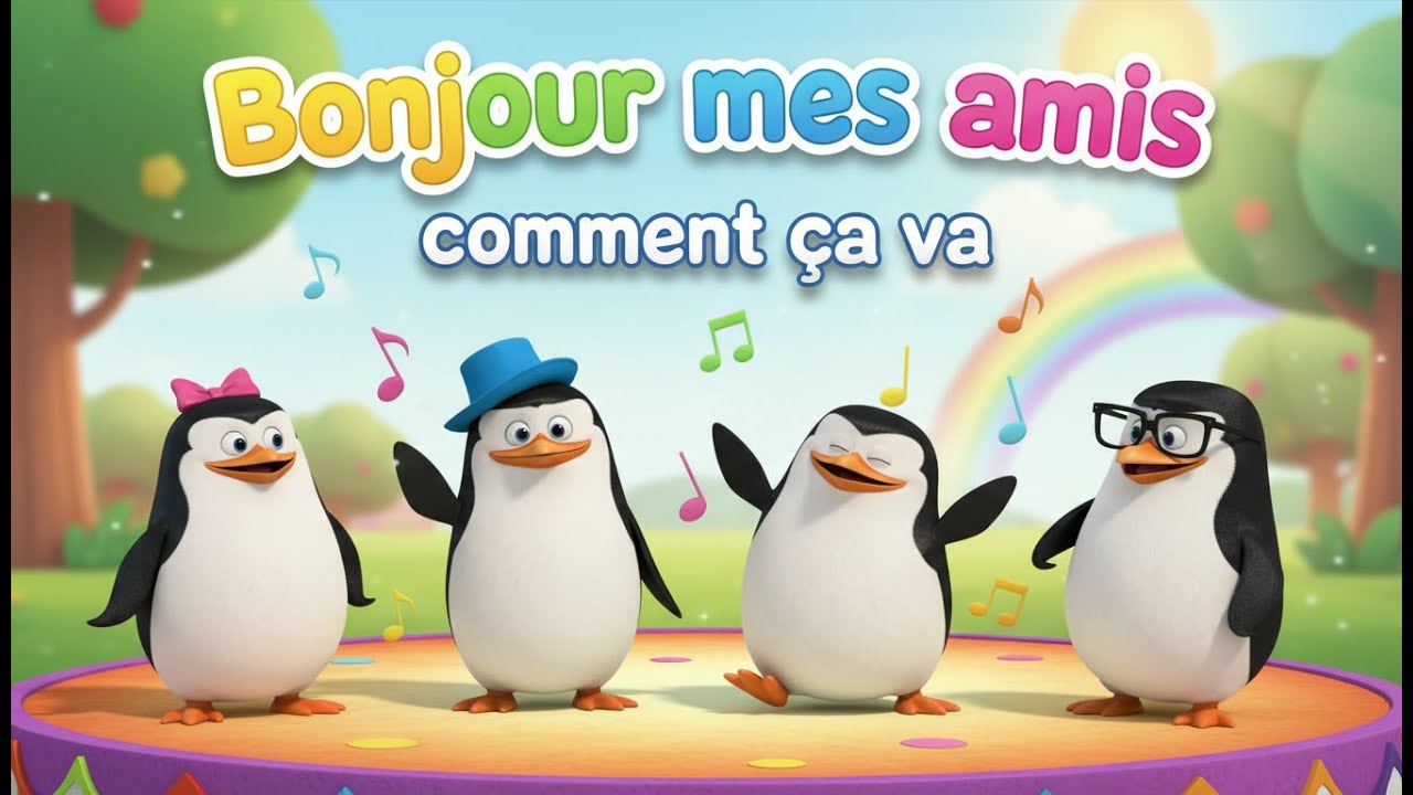 Chanson 🎵 ~ Bonjour mes amis comment ça va ~ | [Paroles]