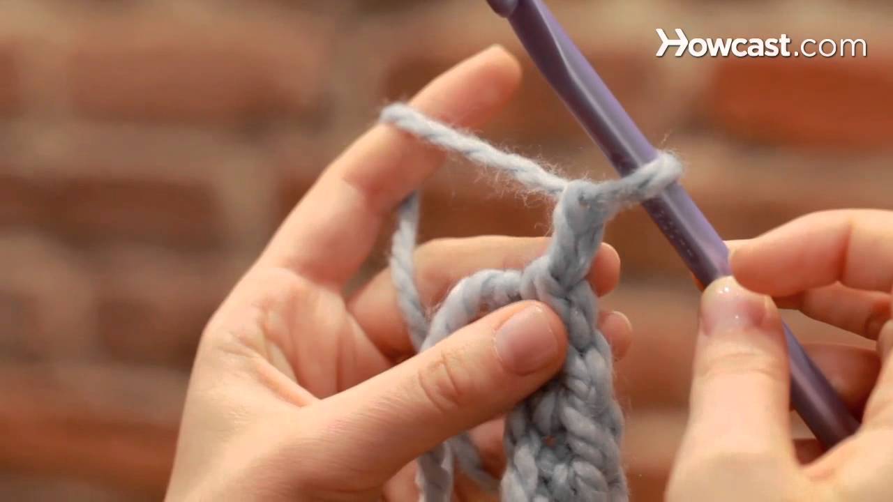Как повернуть изделие в конце ряда | Вязание крючком