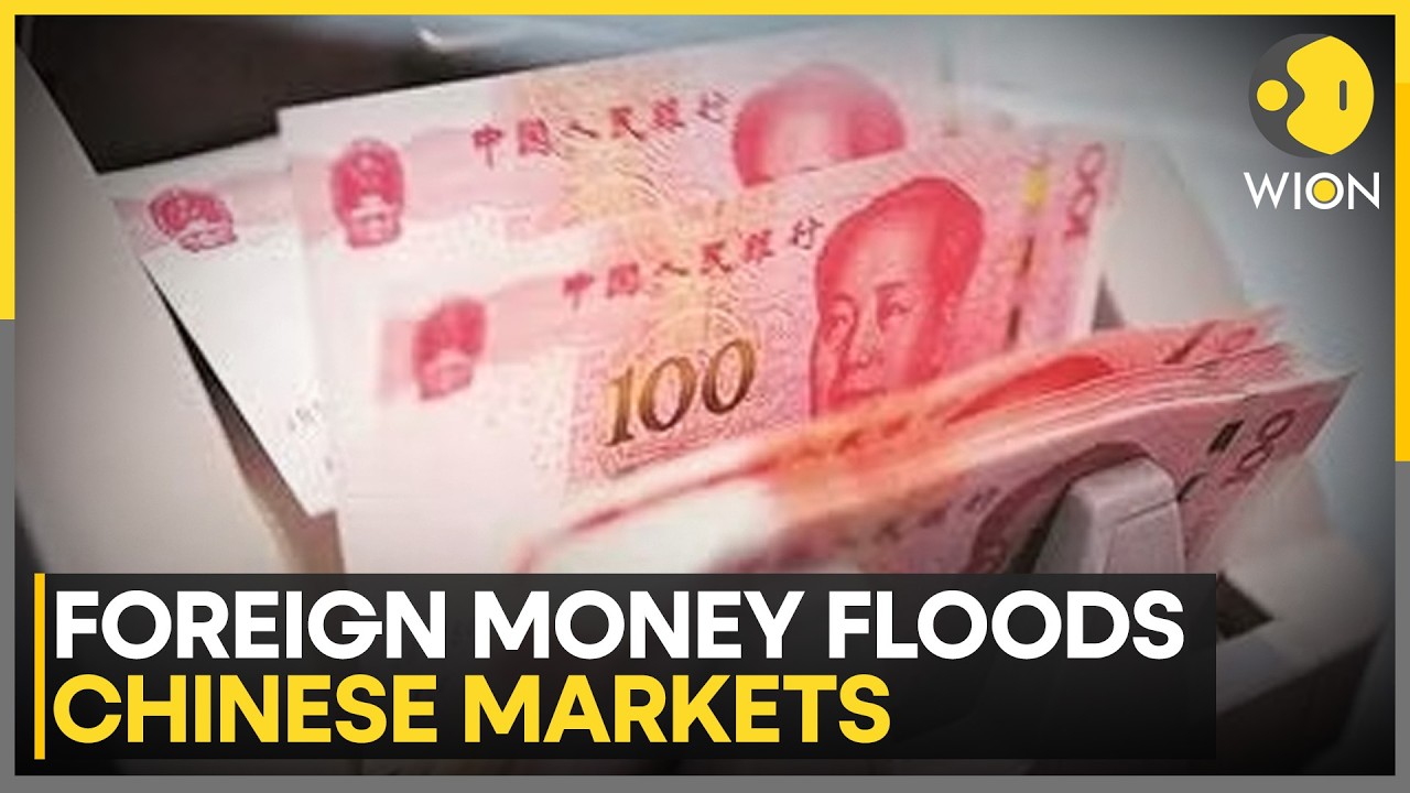 Chinese Equities See 5th Largest Monthly Foreign Inflow | WION