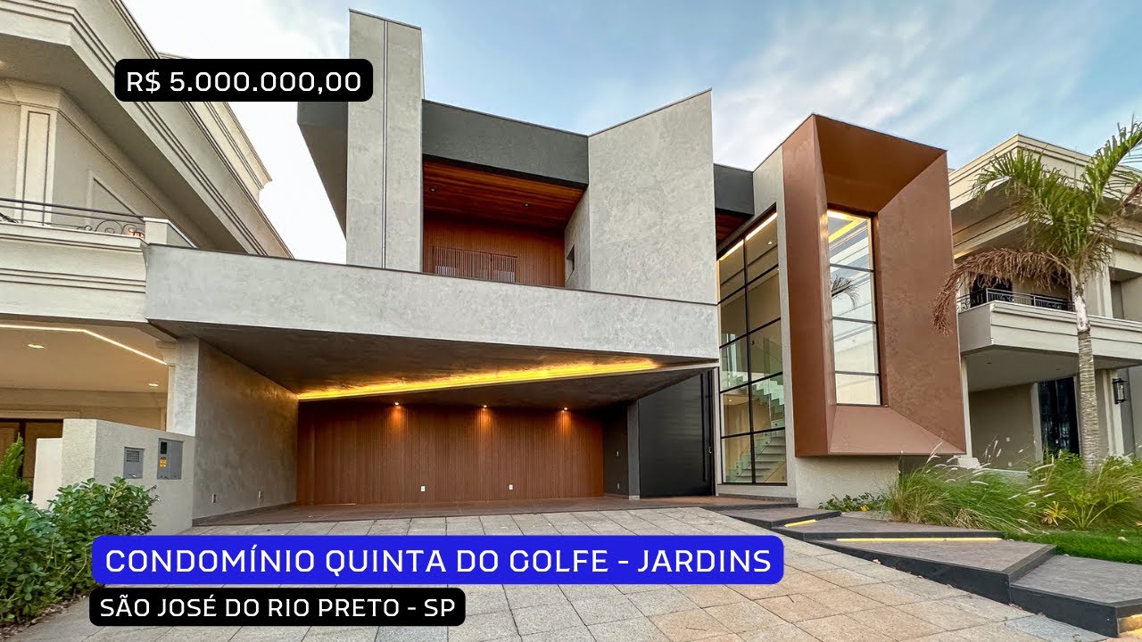 R$ 5.000.000,00 Casa a Venda Condomínio Quinta do Golfe Jardins, São José do Rio Preto, Ramon Porto
